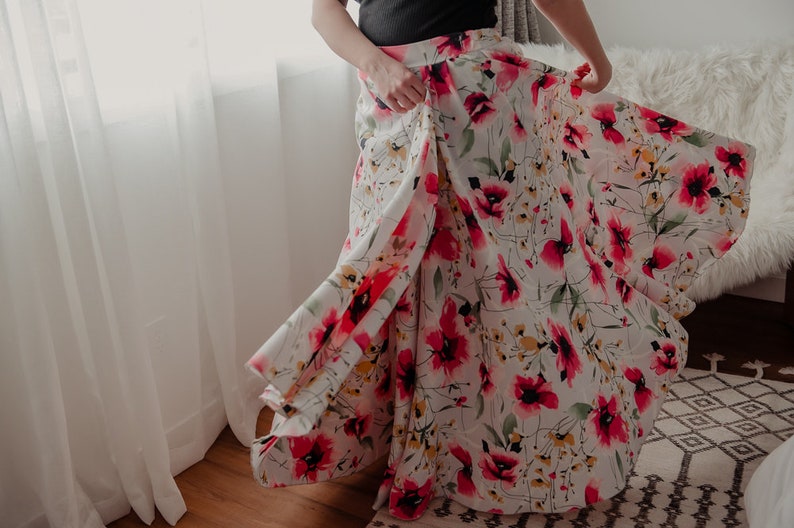 Full Circle Skirt Pattern. Women's PDF Printable and - Etsy