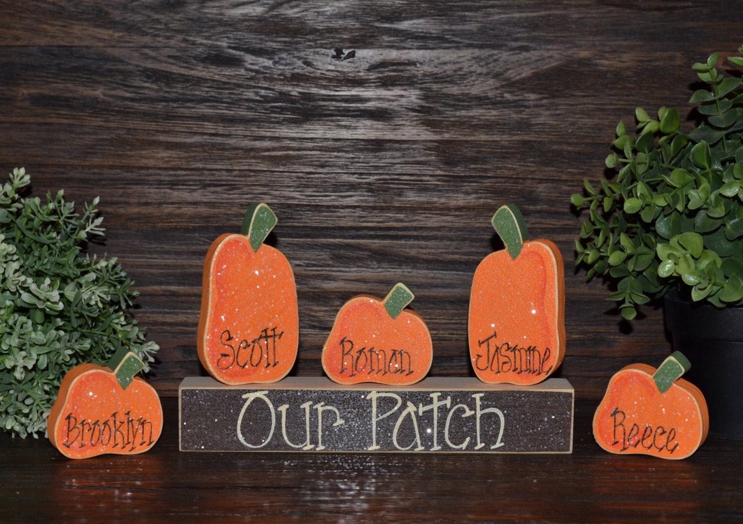 Thanksgiving Block Set Personalized Halloween Block Set Mantle Decor …