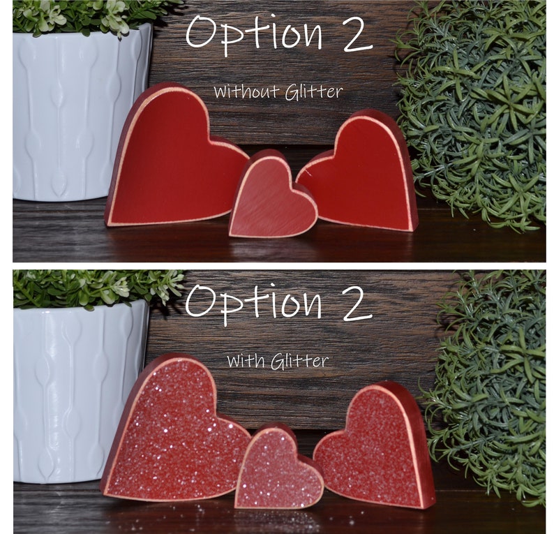 Valentine's Day Decor Personalized Wood Heart Block Love Etsy