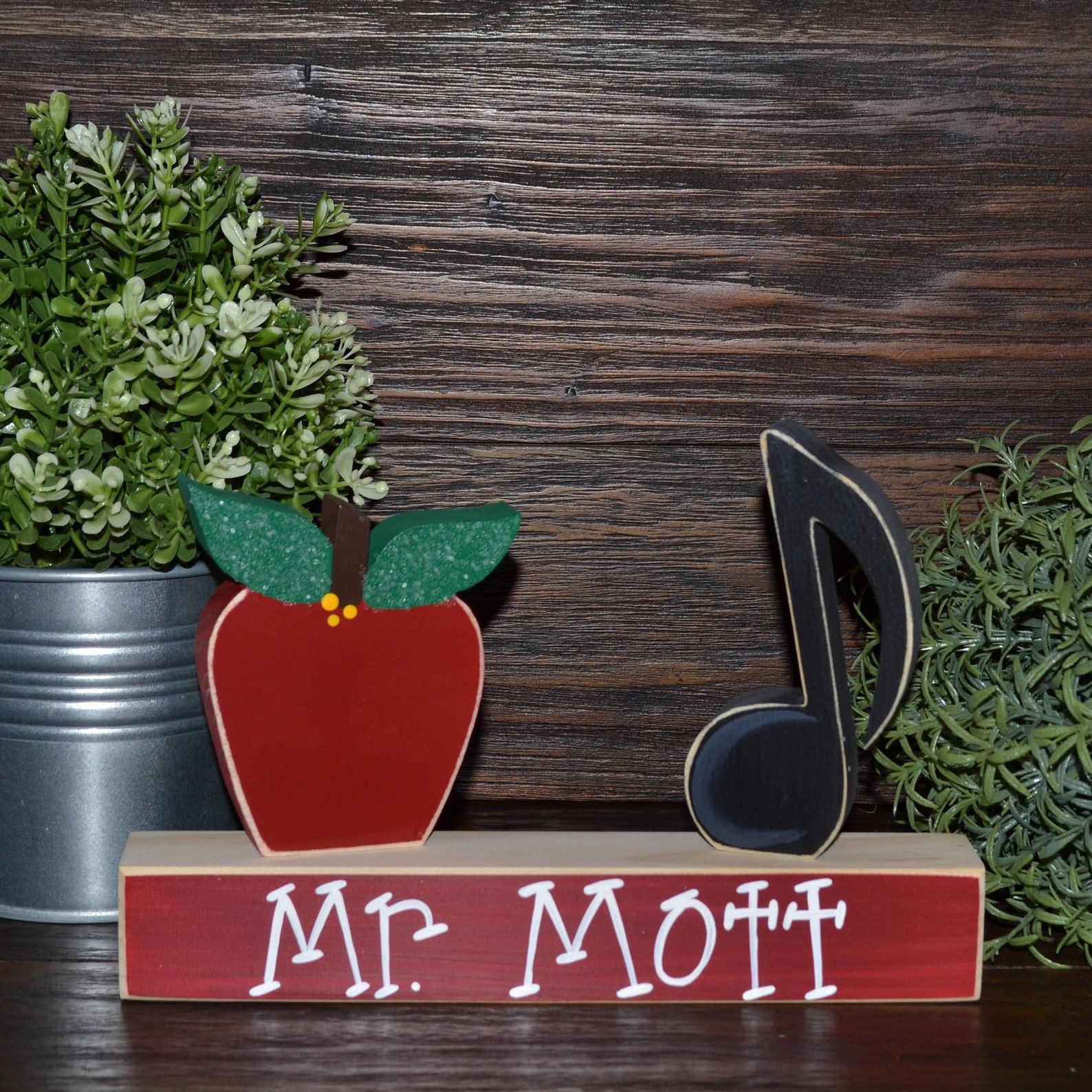 Music Teacher Appreciation Gift Band Director Name Plate Gift Etsy