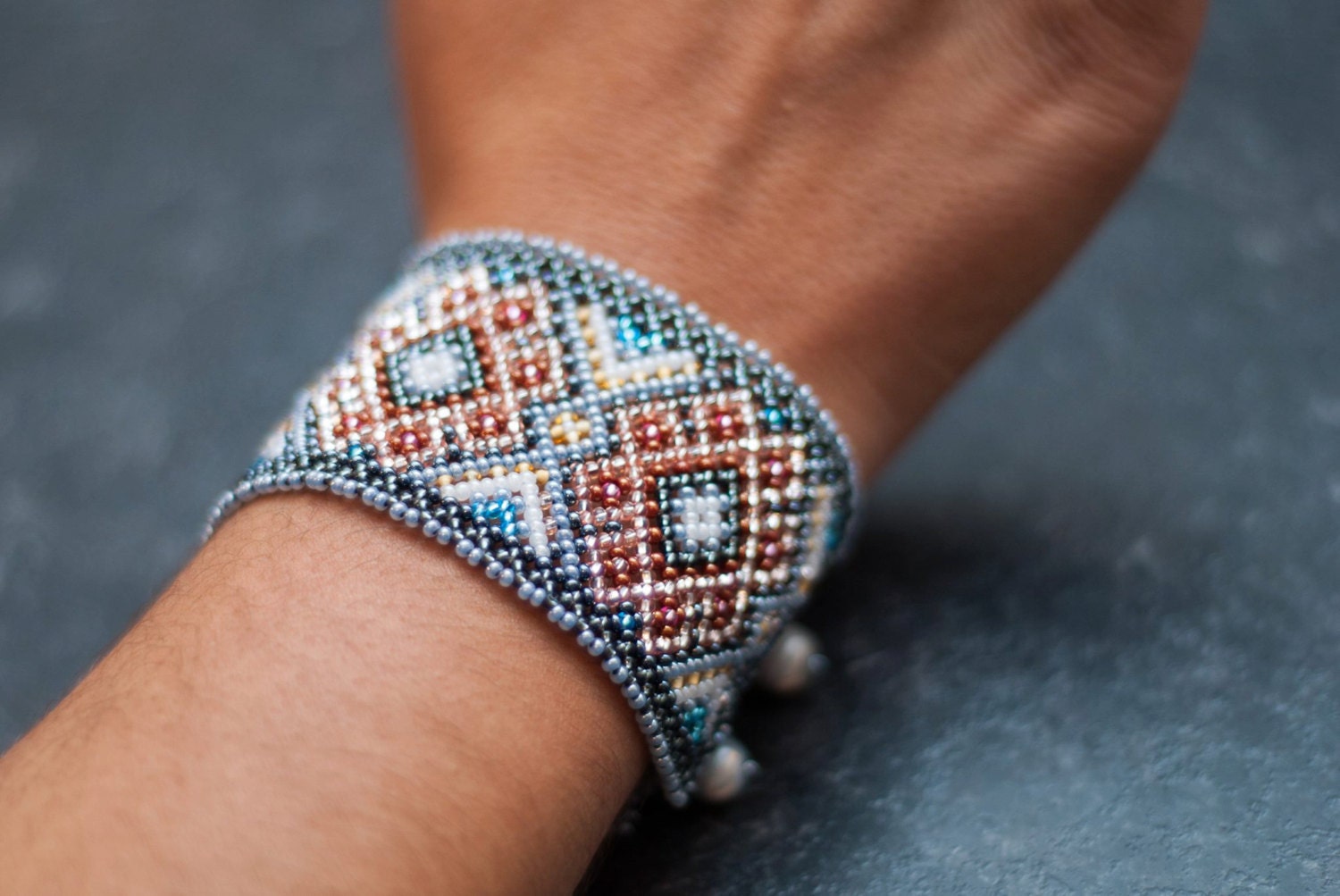Eye of God Huichol bracelet