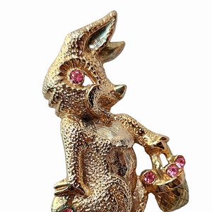 Beatrix Rabbit Bunny Brooch Pin Easter