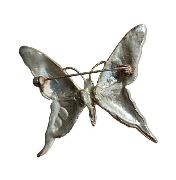 Three Butterfly Vintage Enamel Cloisonne Enamel R… - image 7
