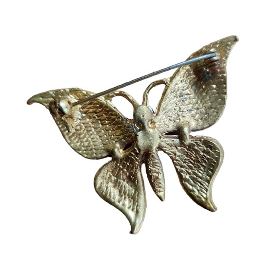 Three Butterfly Vintage Enamel Cloisonne Enamel R… - image 6