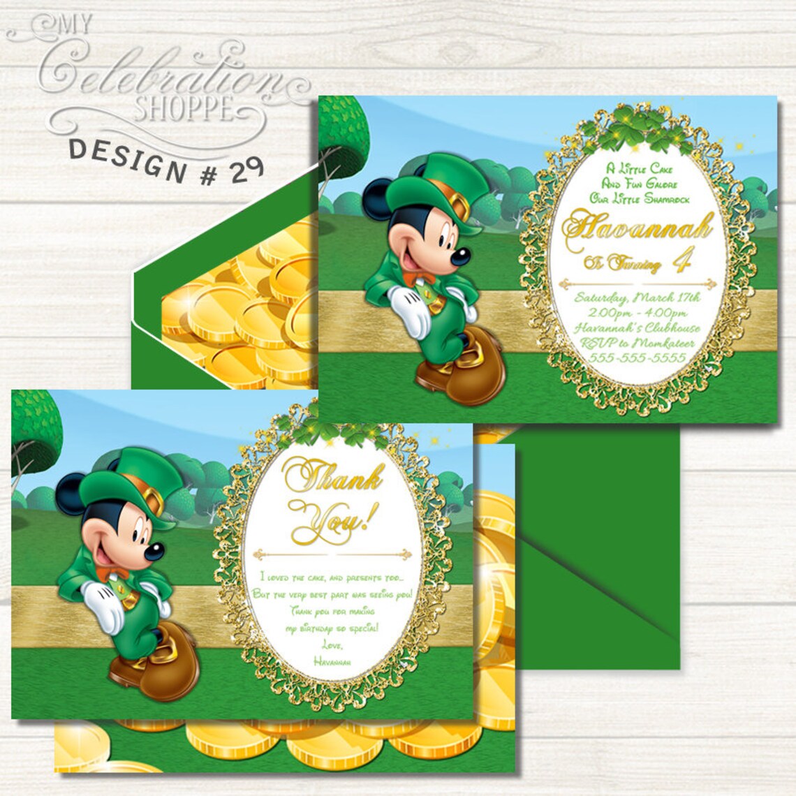 MICKEY MOUSE INVITATION Mickey Invitation Mickey Mouse Etsy