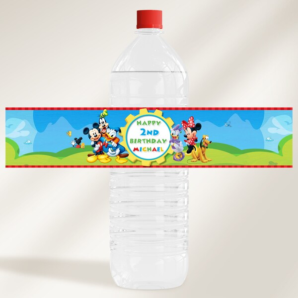 Mickey Water Bottle - Etsy
