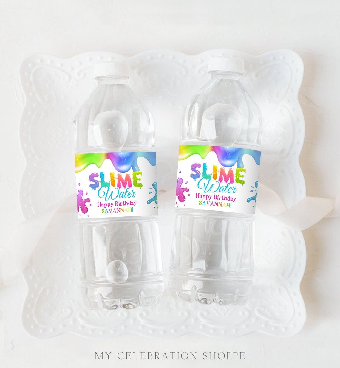 Slime Party Favors Sign Printable, Slime Birthday Party Decor