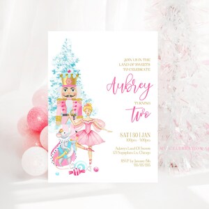 Nutcracker Birthday Invitation Template Editable Printable Ballet ...
