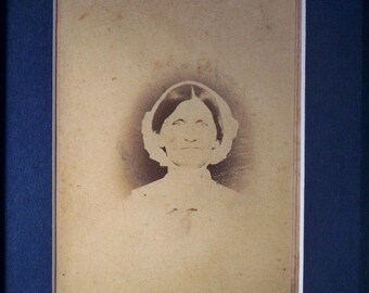 Carte de Visite - Apostolic Christian woman 1864 - Ohio  --  #C14PGCRD006