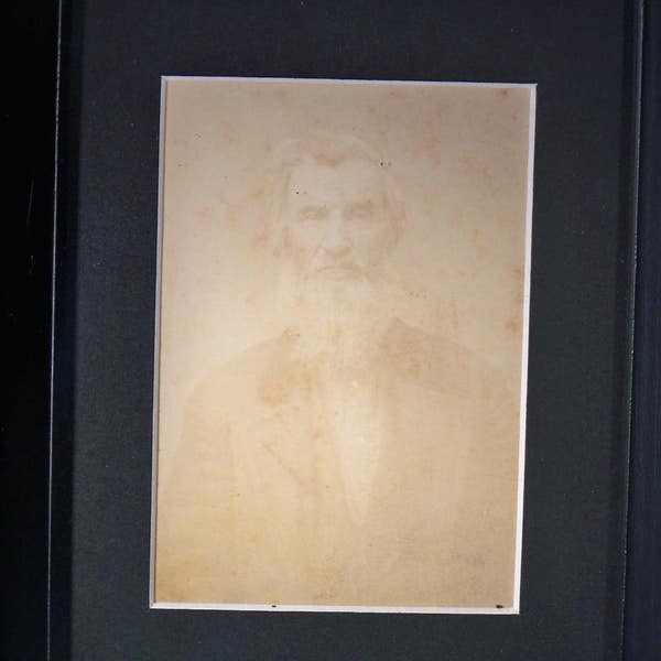 Carte de Visite - Older Bearded Man - Unidentified - Virginia, 1859-1862  --  #C14PGCRD004