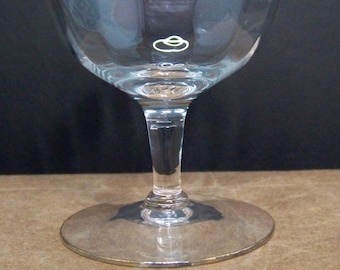 Low Sherbet-Champagne Glass, Rambler Rose Clear Optic Pattern by TIFFIN-FRANCISCAN - Set of Two   ---   #C140260