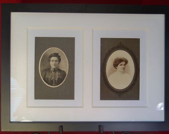 Framed Photo, Carte De Viste (*Instant Ancestors! LOL!!) - The Spring and Autumn of Victorian beauty.  ---   #C14PGCRD011