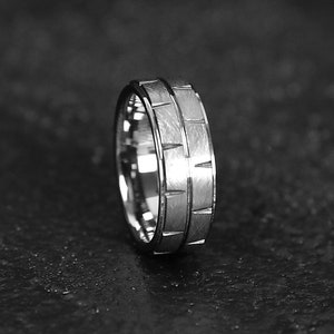 Heath Super Titanium Band - Men&#39;s Ring - Men&#39;s Waterproof Band - Titanium Tungsten Ring - Men&#39;s Jewelry - Rings for Men by Modern Out
