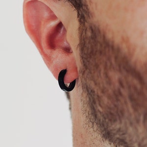 Men's Earring - 3mm Round Earring - Stainless Steel Earrings for Men - Modern Out