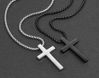 Prime Cross Necklace - Men's Necklace - Men's Cross Necklace - Pendant Necklace - Masculine Necklace - Waterproof Necklace by Modern Out