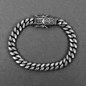Men's Bracelet - Anchor Curb Bracelet - Stainless Steel Bracelet - Men's Chain Bracelet - Men's Jewelry - Bracelet by Modern Out