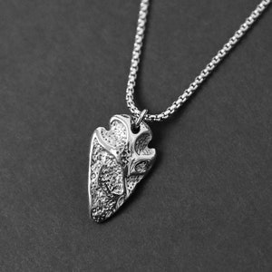 Men&#39;s Necklace - Wild Arrowhead Necklace - Stainless Steel Necklace - Necklace for Men - Waterproof Necklace by Modern Out