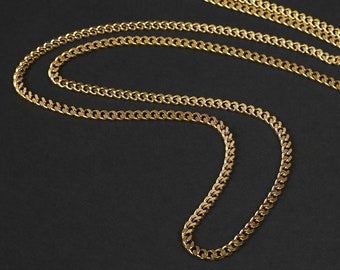 14K Vergoldete Sterling Silber Seil Kette - 4 Mm Italienische Halskette - Österreich