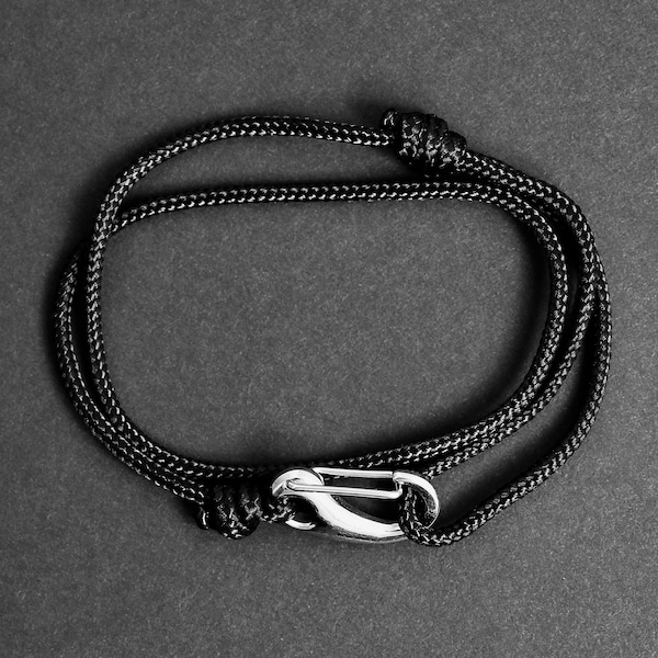 Rope Bracelet - Men's Bracelet - Waterproof Bracelet for Men - Stainless Steel Clasp - Bracelet by Modern Out