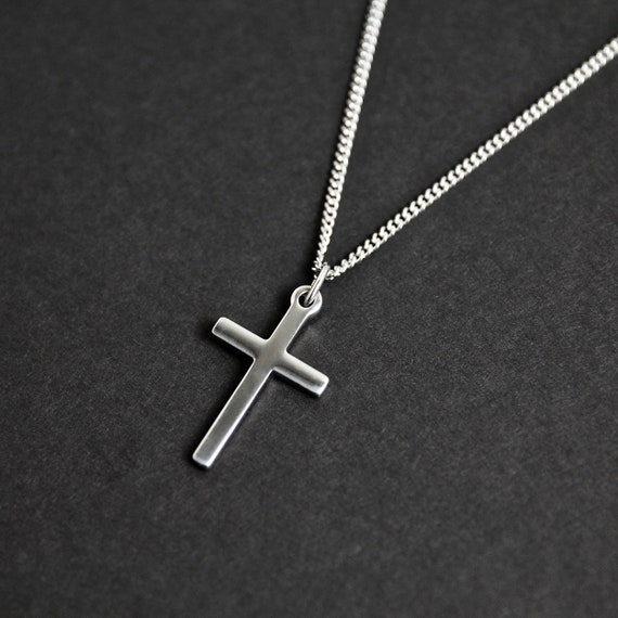 10 x Lovely Silver Plated 18" Necklaces & Cross Pendant with Gift Boxes 