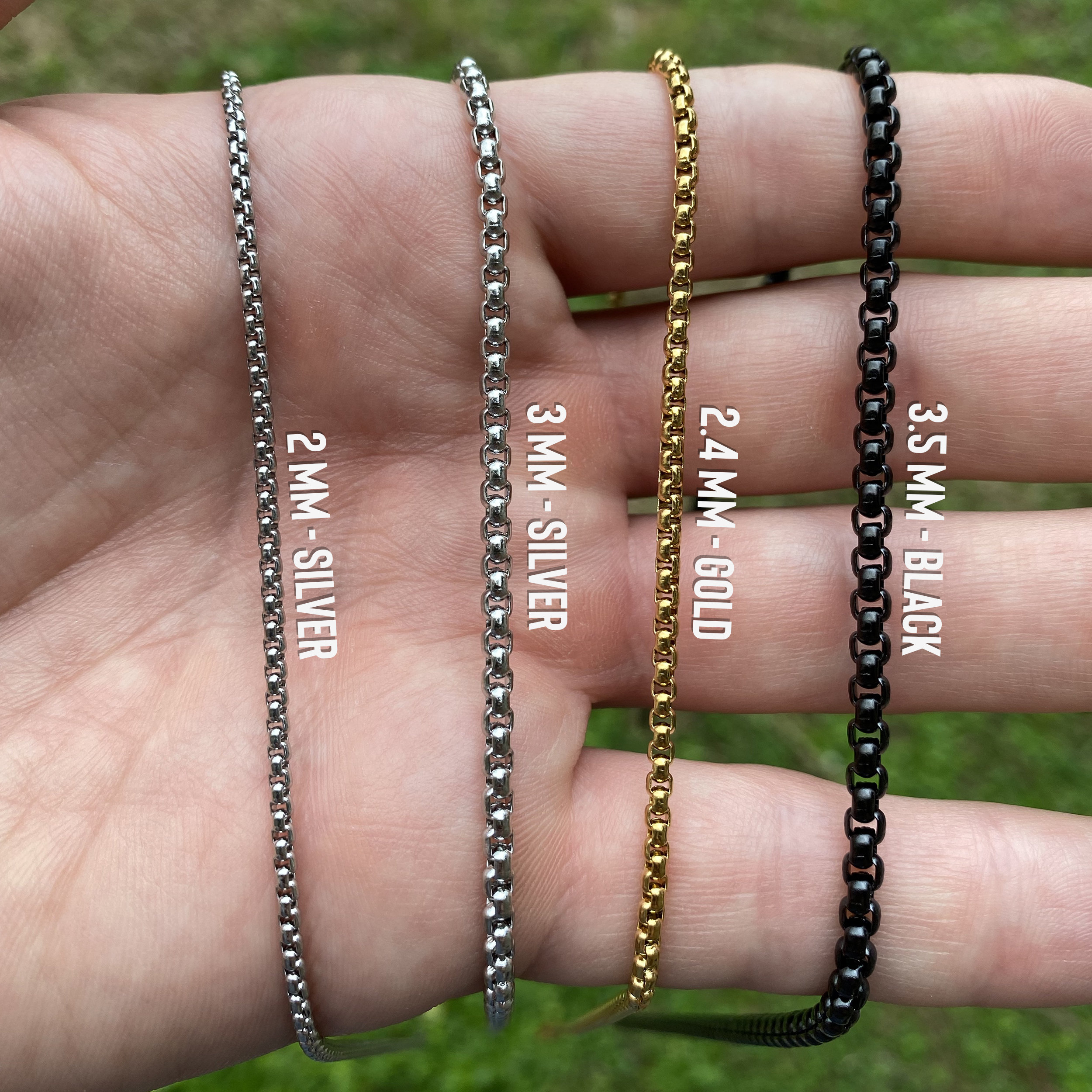 3.5 mm cheap box chain