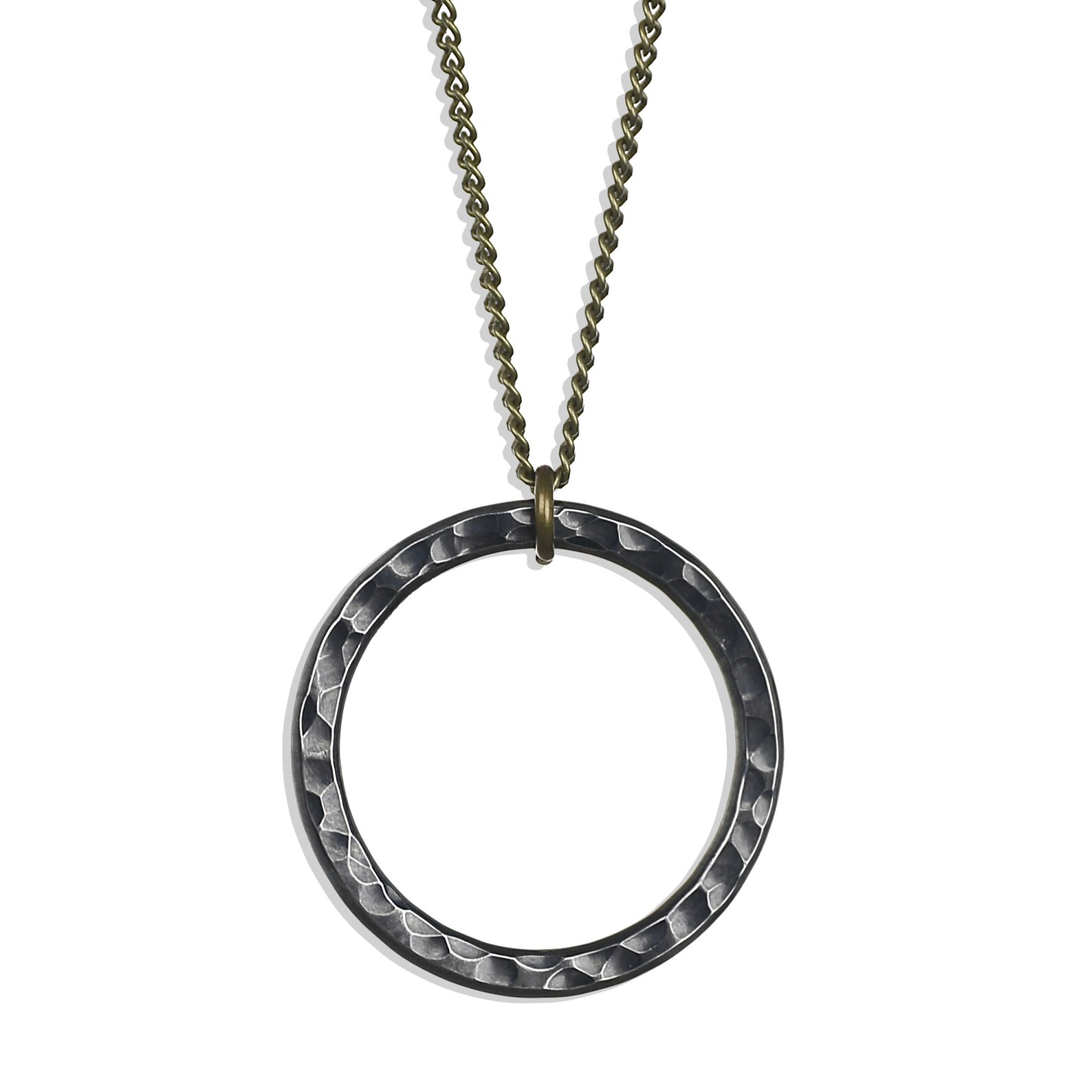 Good Karma Necklace Men's Necklace Steel Circle Etsy