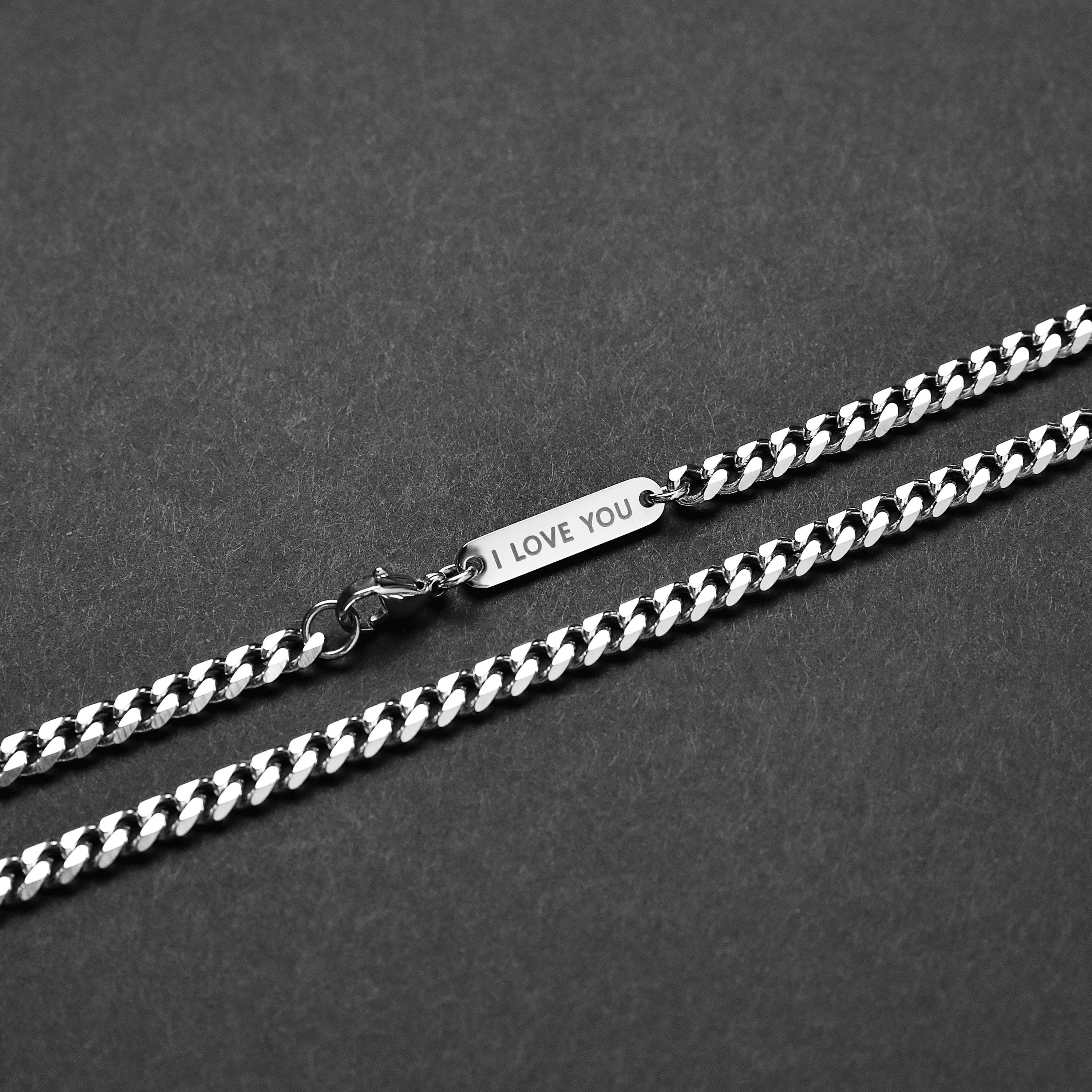 Catena Cubana In Argento Sterling 925 Da 3 Mm, Catena - Foto 10