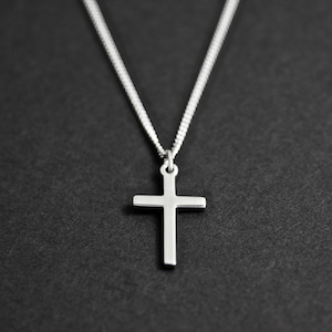 Men's Cross Necklace Men's Necklace Steel Cross Necklace Pendant Necklace Masculine Necklace Waterproof Necklace by Modern Out image 5