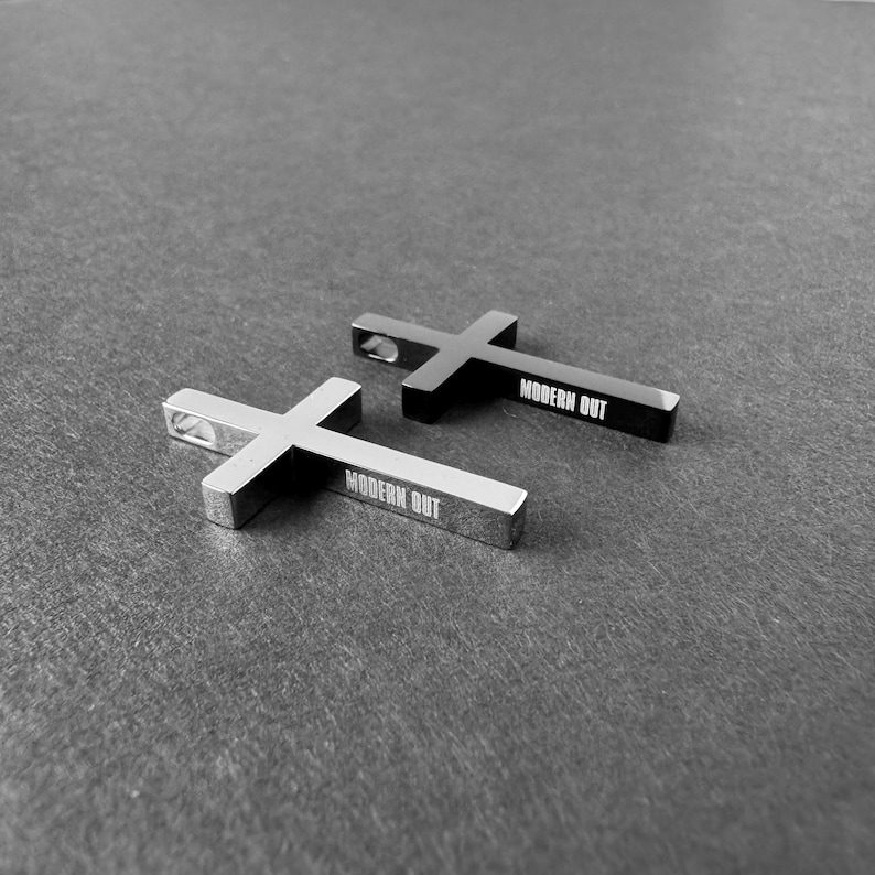 Prime Cross Necklace - Men's Necklace - Men's Cross Necklace - Pendant Necklace - Masculine Necklace - Waterproof Necklace by Modern Out image 6