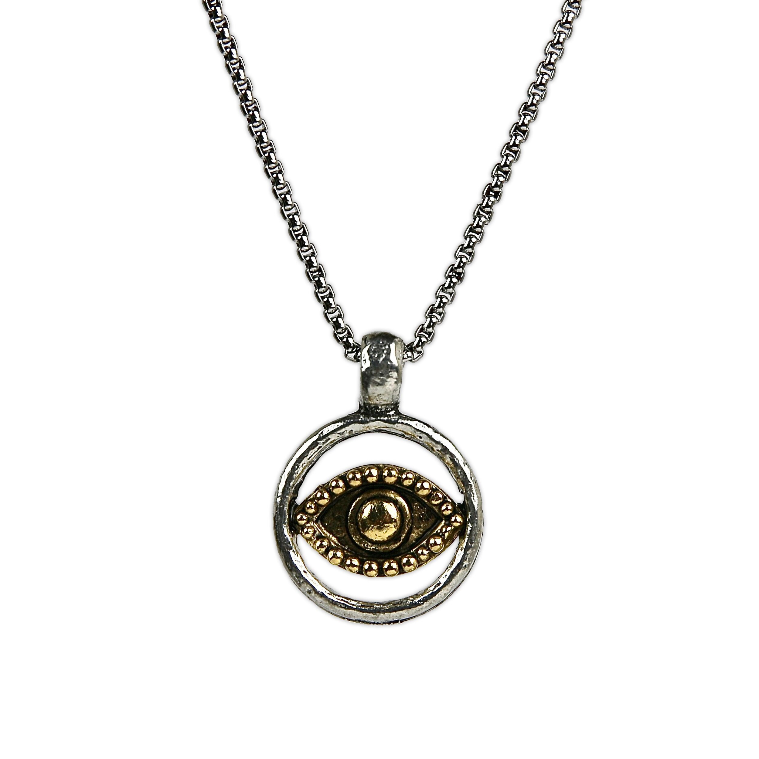 Evil Eye Necklace Men's Necklace Symbolic Jewelry Etsy
