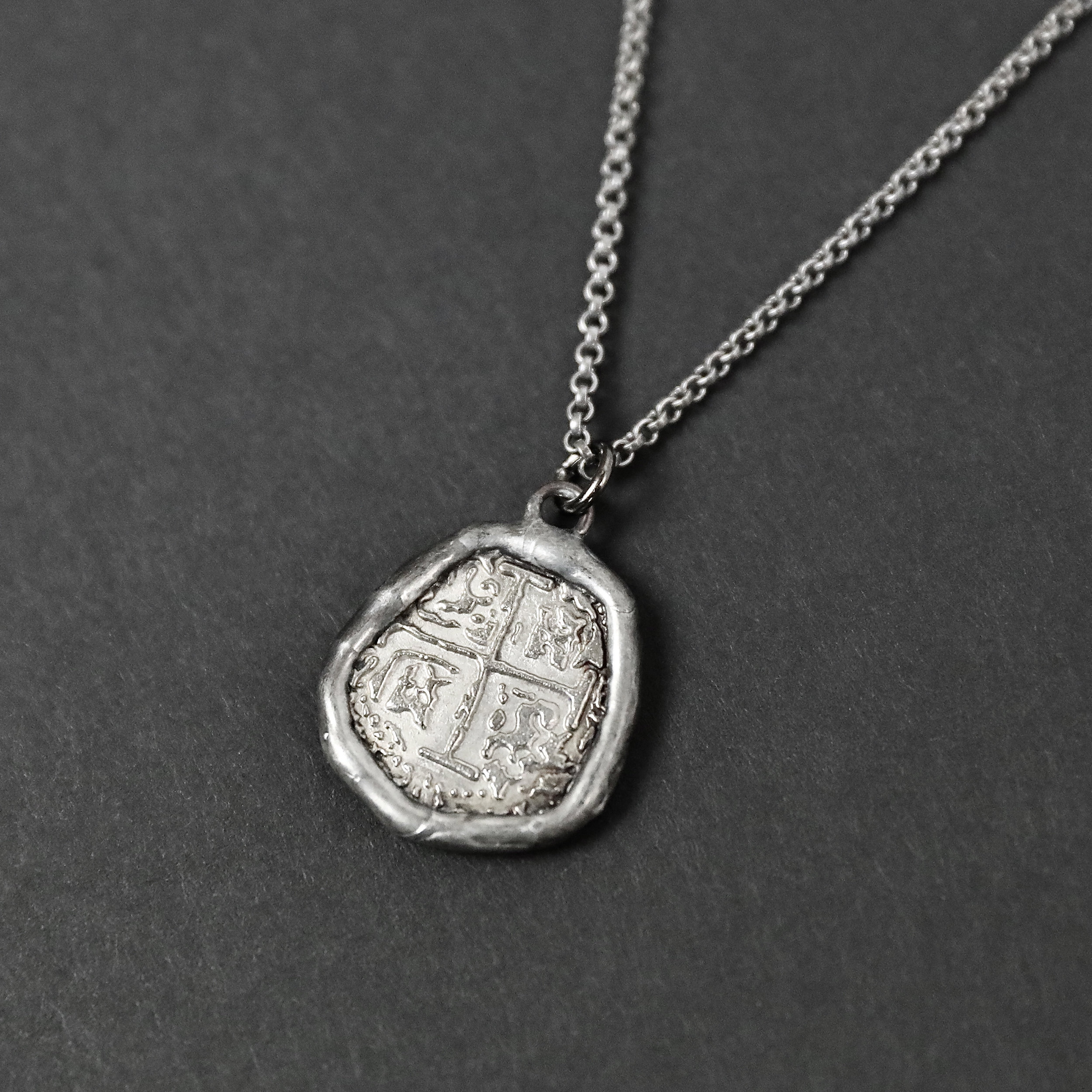 Shipwreck Necklace Premium Silver Men's 