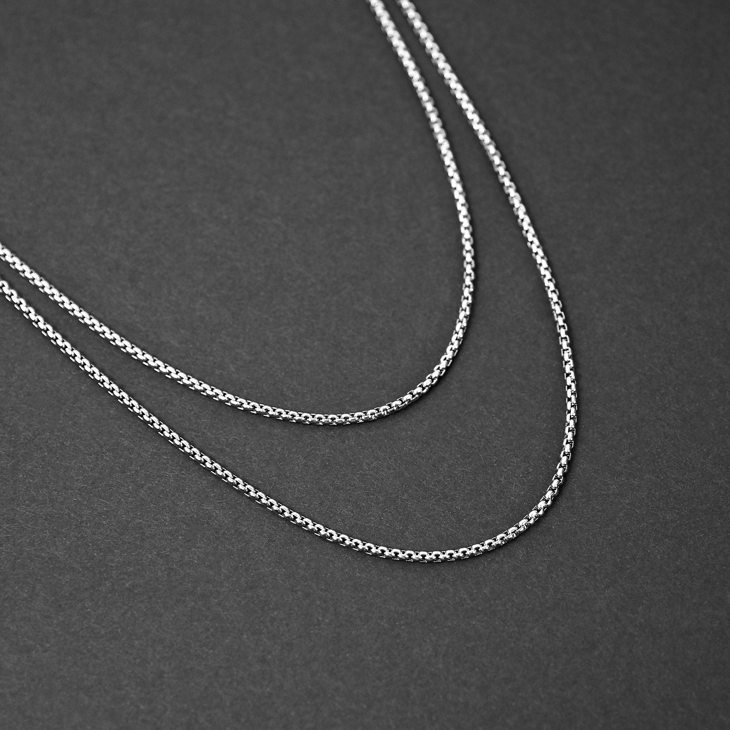 Men's Stainless Steel Mejuri Double Silver Chain