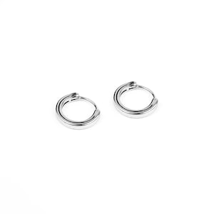 Men's Earring Sleek Hoop Earring Stainless Steel Earrings for Men Modern Out image 2