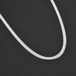 Herringbone Chain Necklace - Men&#39;s Necklace - Waterproof Chain Necklace - Stainless Steel Jewelry for Men - Men&#39;s Gifts by Modern Out