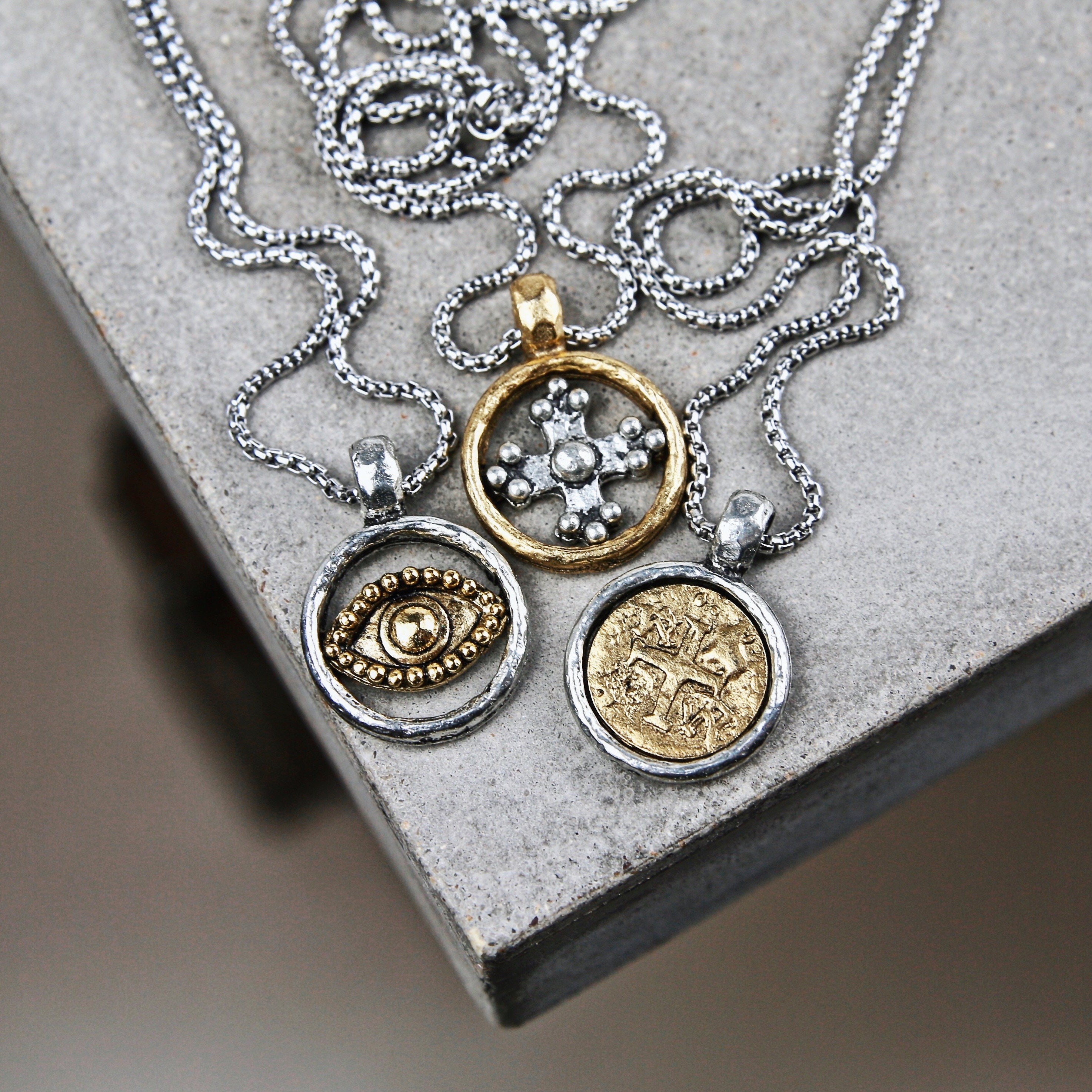 Evil Eye Necklace Men's Necklace Symbolic Jewelry Etsy