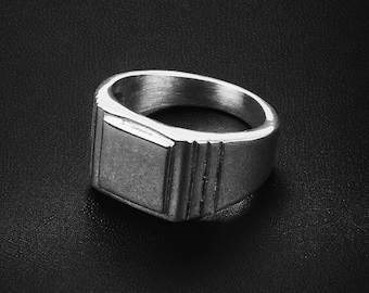 Newmark Ring - Men's Ring - Waterproof Ring - Stainless Steel Men's Jewelry - Rings for Men by Modern Out