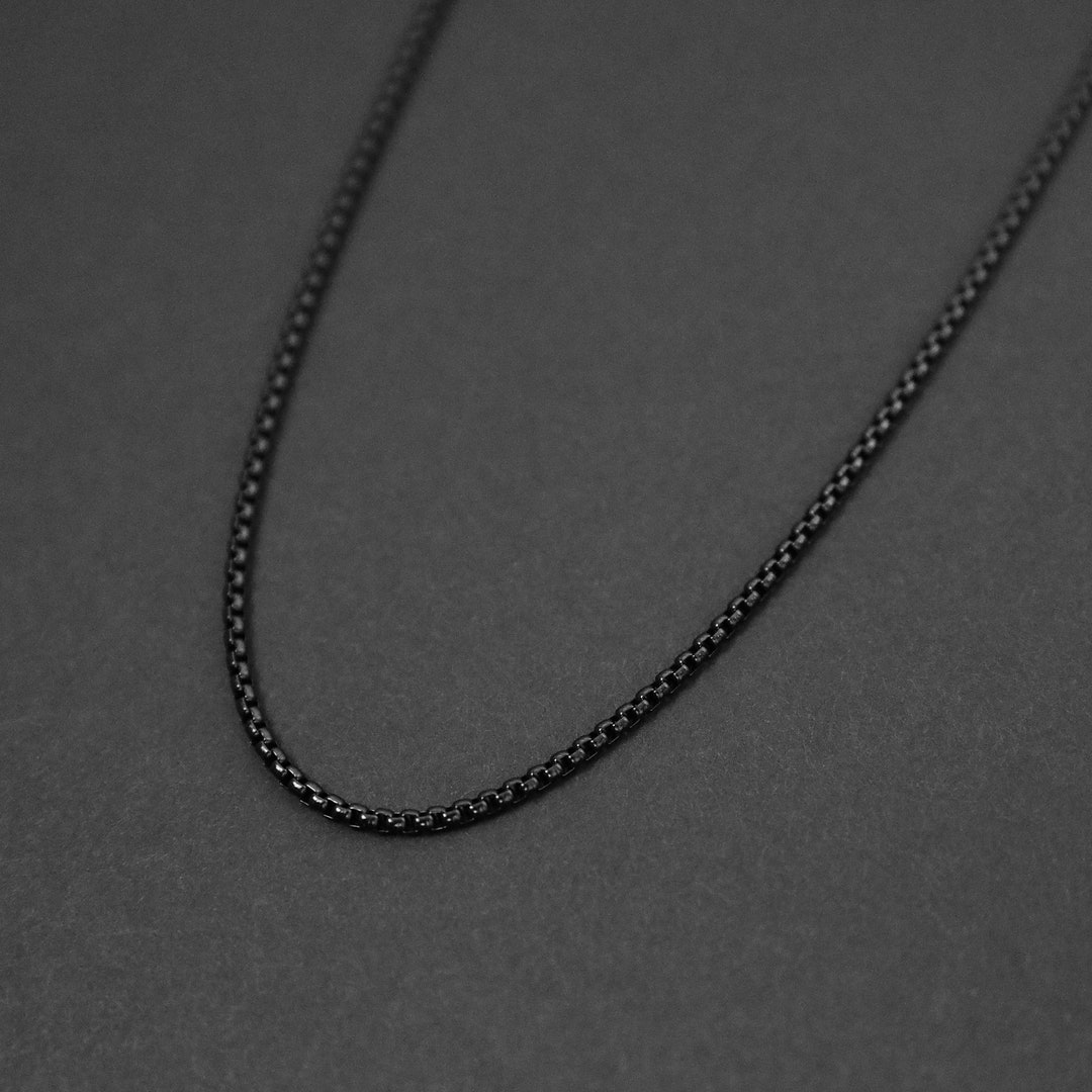 TWICE 着用☆関税込☆BLACKPURPLE☆Square Cubic Chain Necklace