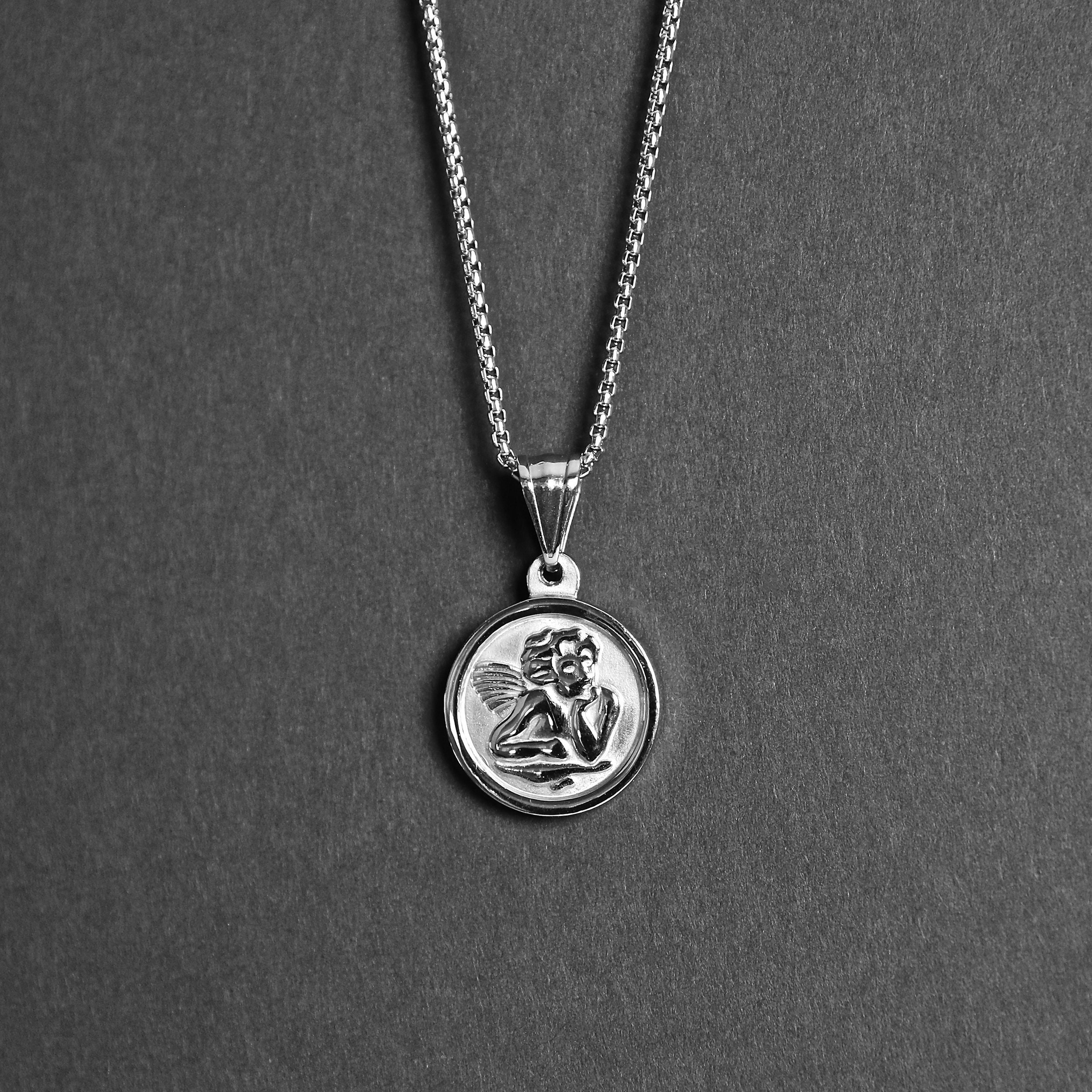 Guardian Angel Necklace Men's Necklace 