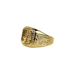 Anchor Ring in Gold Men's Ring Men's Band Stainless Steel Ring Men's Jewelry Rings for Men by Modern Out image 3