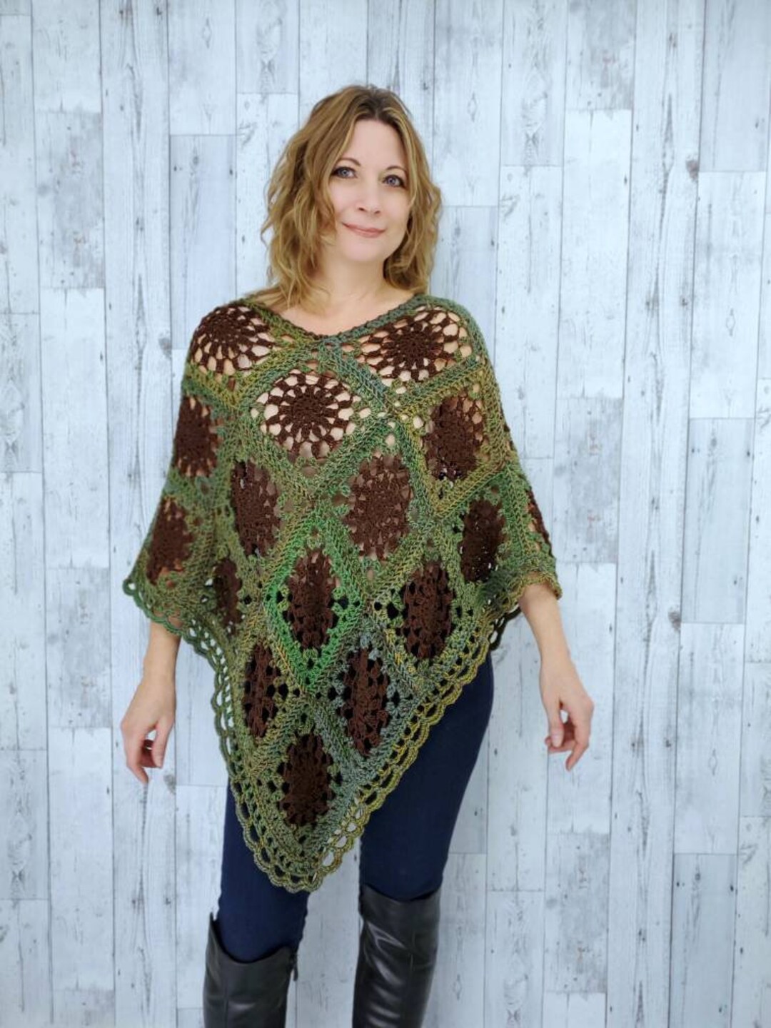 Poncho Arc en ciel au crochet – Le crochet d Elsa