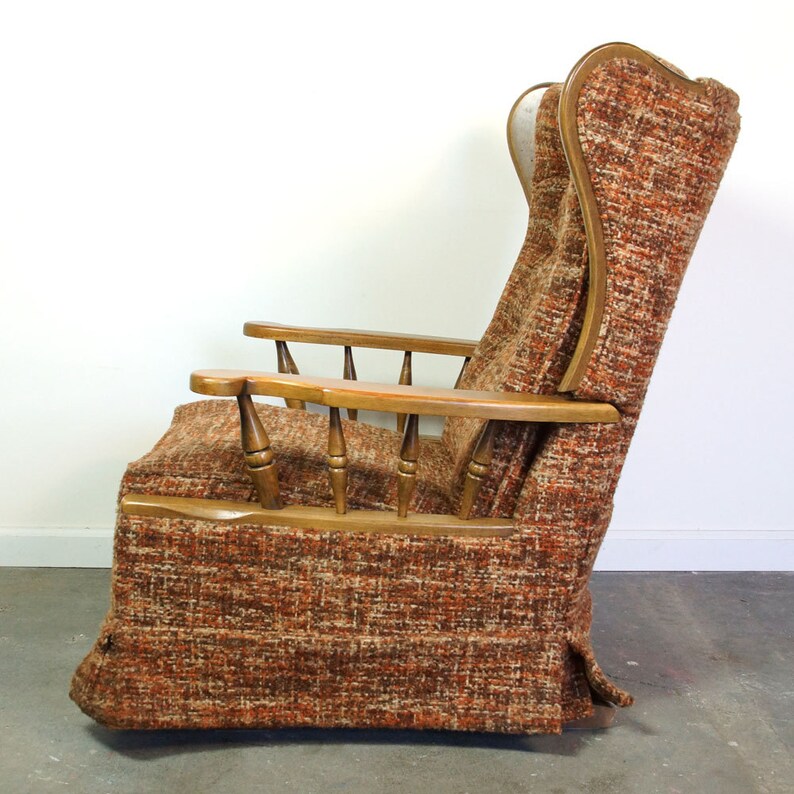 Mid Century Recliner / Vintage 1960s 1970s LaZBoy Rocker / Etsy