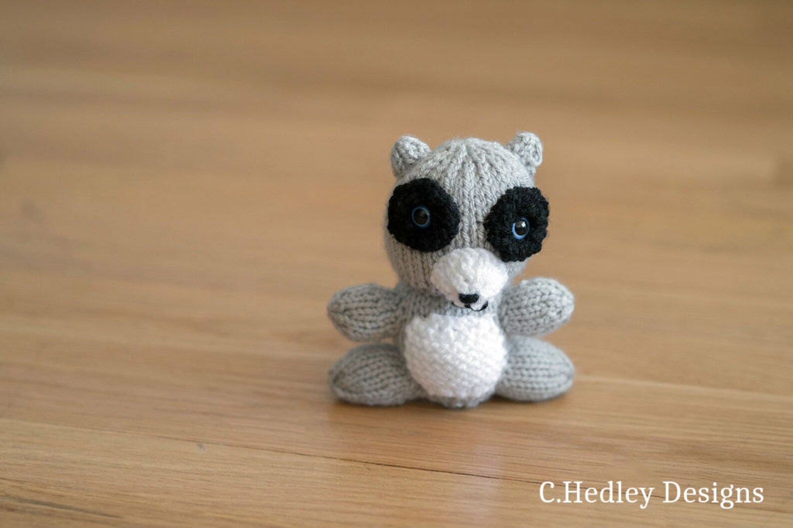 Mini Knitted Plush Raccoon Toy Baby Shower Stuffed Animal - Etsy