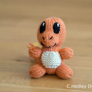 Mini Knitted Charmander Plush