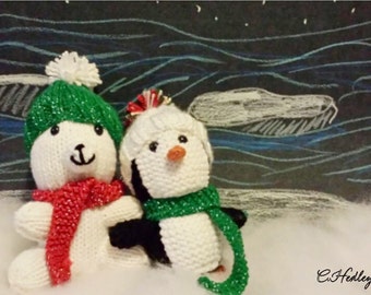 Holiday Knitted Plush Animals