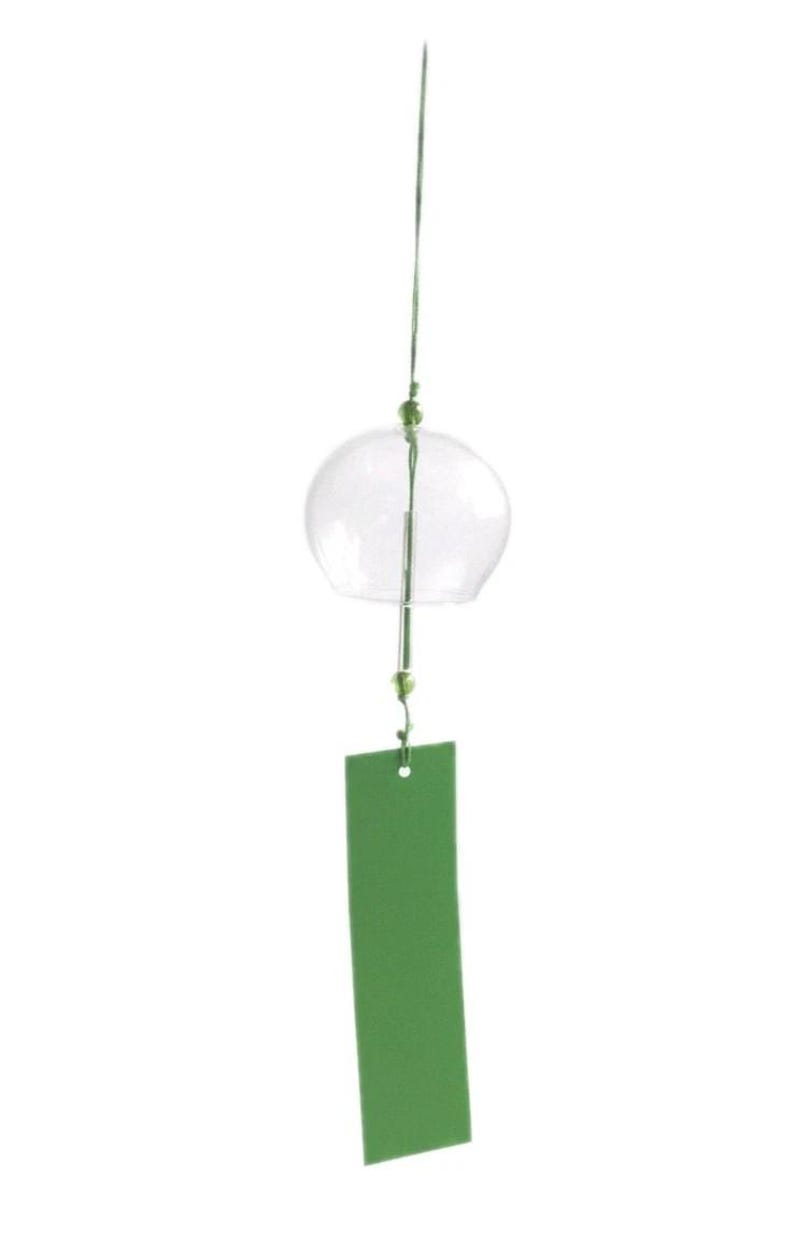 Pickleball Wind Chime Hand Blown Glass Japanese Furin Bell, Upcycled Sport Gift for Pickleball Lover, Zen Garden Decor, Outdoor Patio Accent immagine 5