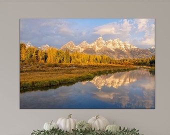 Landscape Photography - Autumn in the Tetons - Schwabacher Landing, Grand Teton National Park