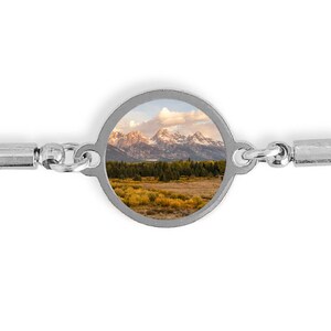 Grand Teton Nylon Rope Adjustable Slide Bracelet - Custom Jewelry - Color Options -  - Unique Keepsake - Handmade By Foterra Jewelry