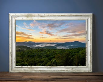 Blue Ridge Mountains Sunrise Print: North Carolina Landscape Photography