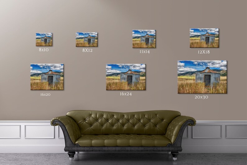 The Corn Crib Landscape Photography Forgotten Barn and Silos