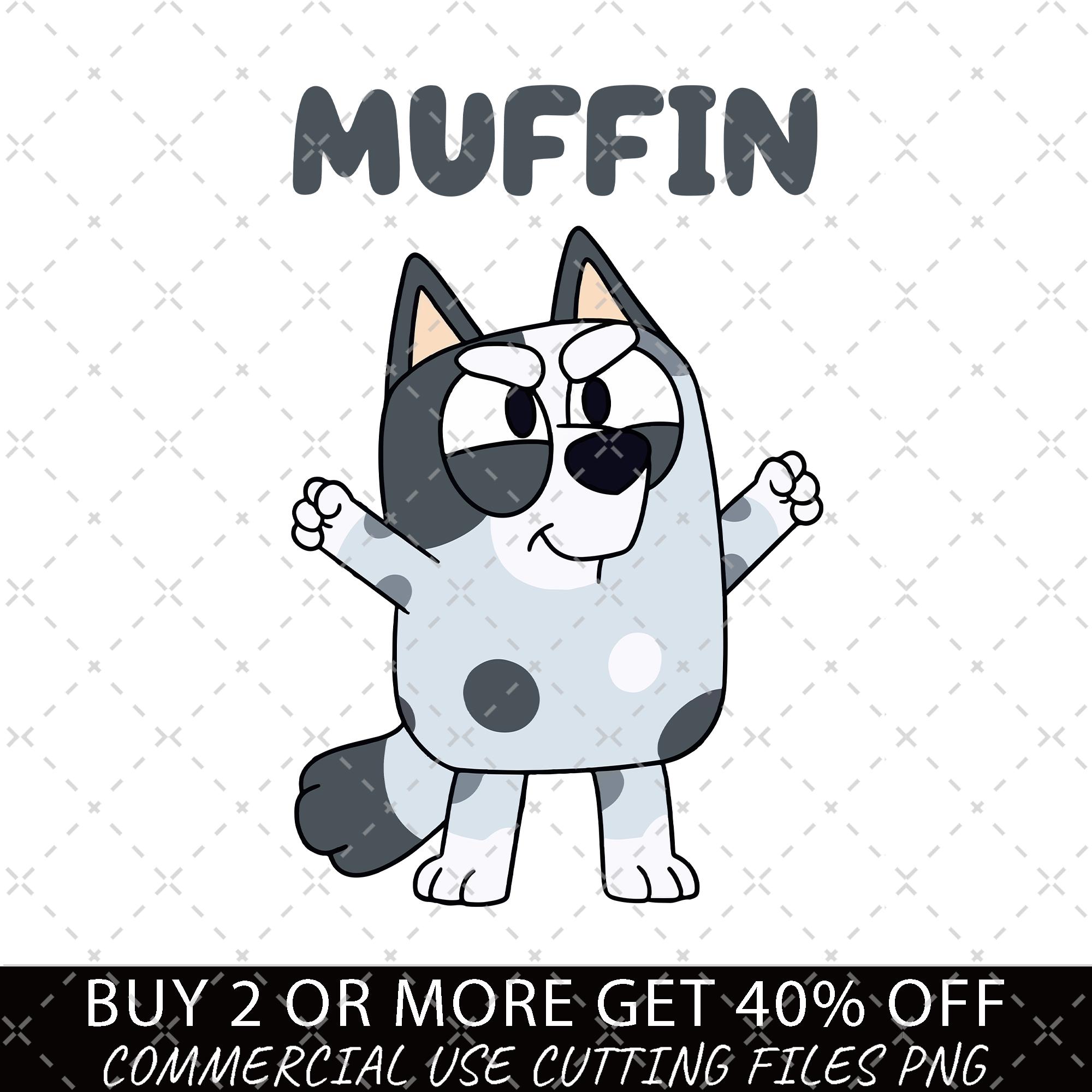 Muffin Bluey Black And White muffin-bluey-black-and-white